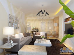 現(xiàn)代簡(jiǎn)約二居室106平米3萬 堤口路萬盛園小區(qū)裝修案例 濟(jì)南房天下家居裝修網(wǎng)