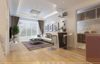 濟南青特花溪地現(xiàn)代簡約二居室裝修效果圖 90平米6萬經(jīng)濟實用設計案例